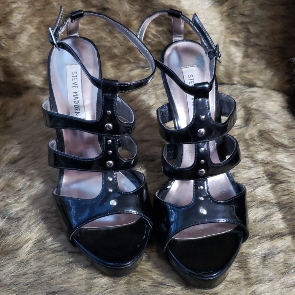 Steve Madden 5" Patton Leather Shoes 8.5